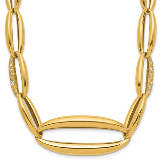 HERCO Gold Shiny Mixed Links 18K Yellow Gold