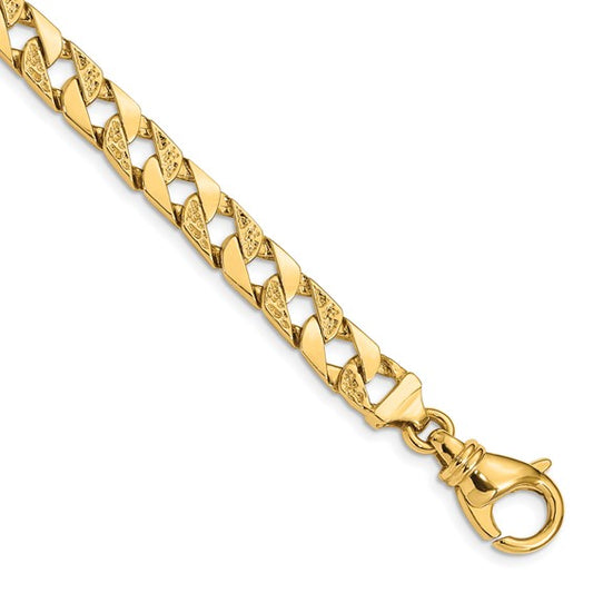 LK394 Polished Fancy Link Chain 14k Yellow Gold