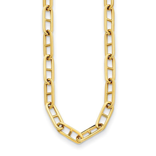 Herco 14K Polished 6.85mm Anchor Link Necklace