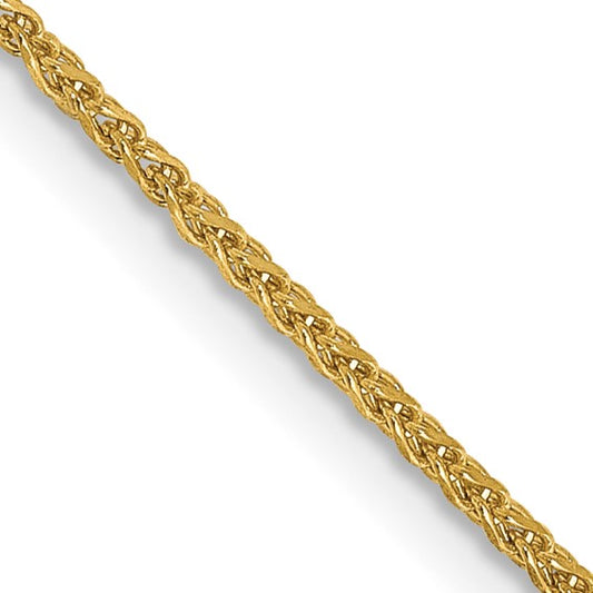 Diamond-cut Spiga with Lobster Clasp Chain Necklace